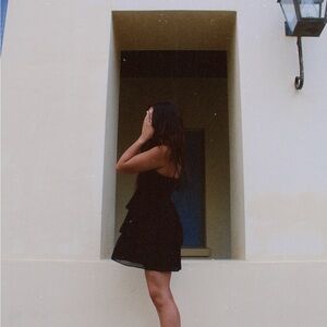 American Eagle Outfitters Black Mini Dress